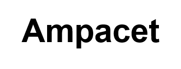 Logo tipografico Ampacet 1